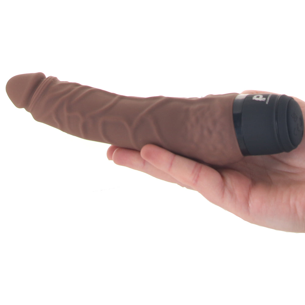 PowerCock 7 Inch Realistic Vibe in Brown Vibrators > Realistic Vibrator Dildos