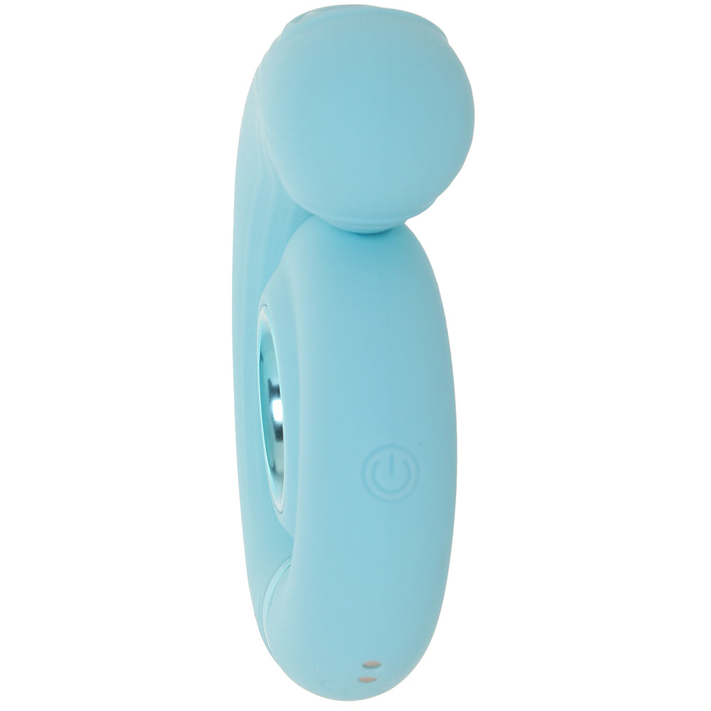 Loveline Tic-Tac Tapping Swirl Vibe in Blue Vibrators > G-Spot Vibrators