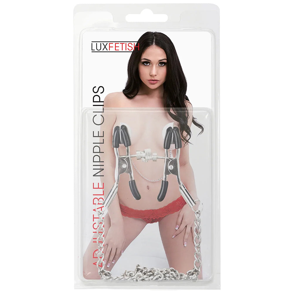 Adjustable Nipple Clips Bondage and Fetish > Nipple Stimulators & Clamps