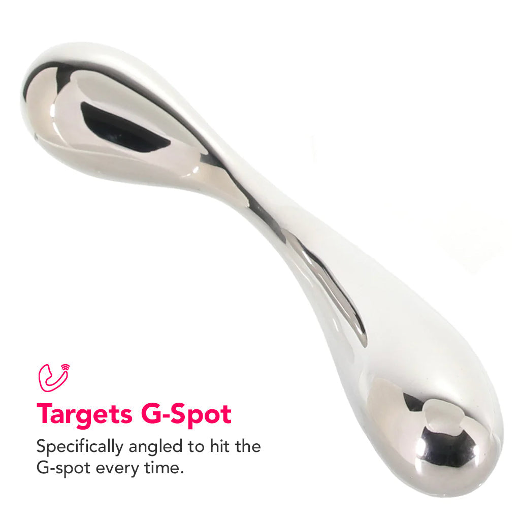 PinkCherry 8.5 Inch Stainless Steel Wand G-Spot Dildo Dildo Sex Toys > G-Spot Dildos