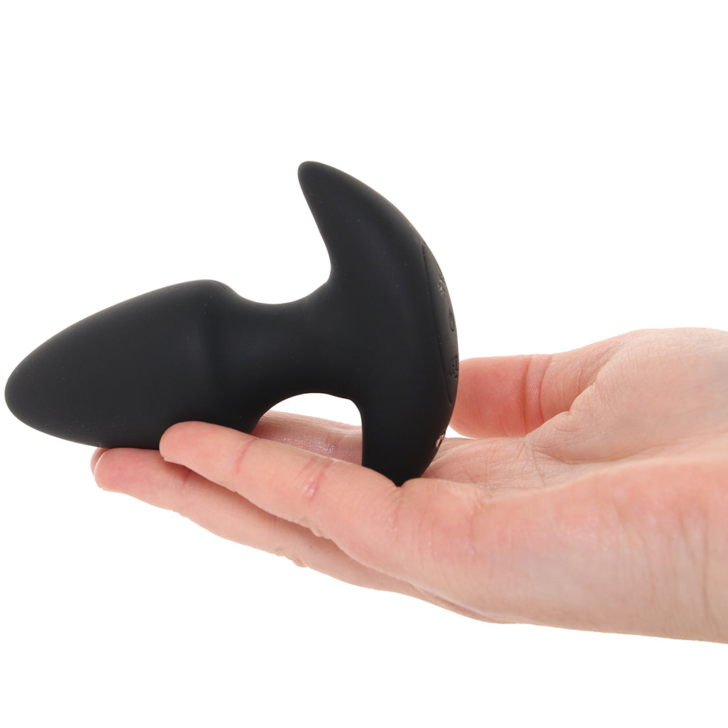 Bang! Thrusting & Vibrating Silicone Butt Plug in Black Anal Sex Toys > Butt Plugs