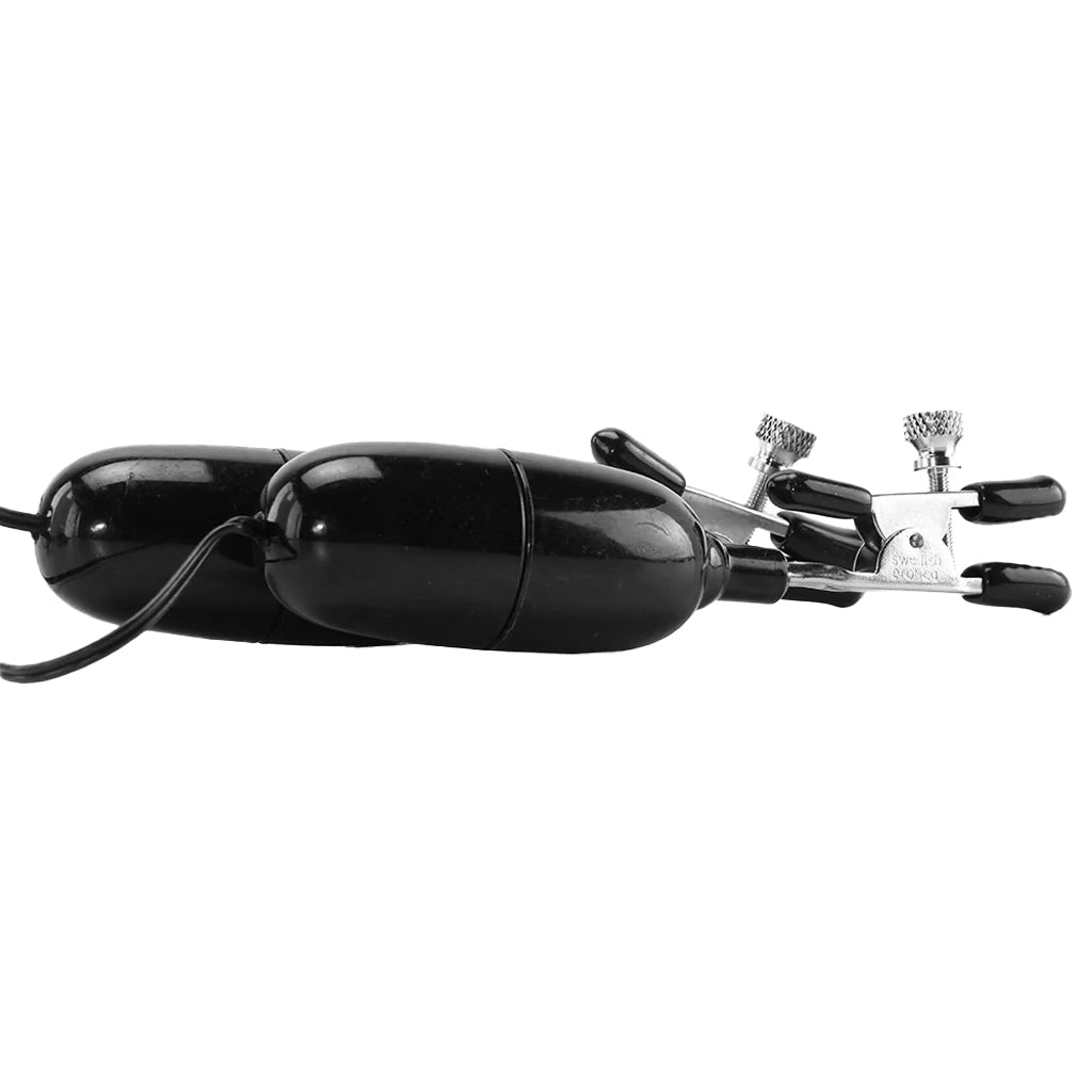 nipple play Vibrating Nipple Clamps Bondage and Fetish > Nipple Stimulators & Clamps