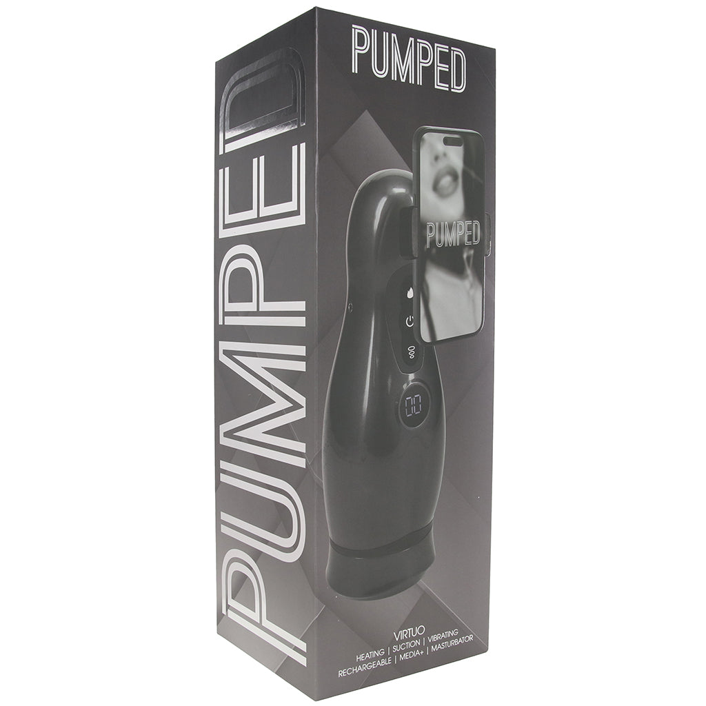 Pumped Virtuo Auto Stroker in Gunmetal Male Masturbators > Auto Strokers