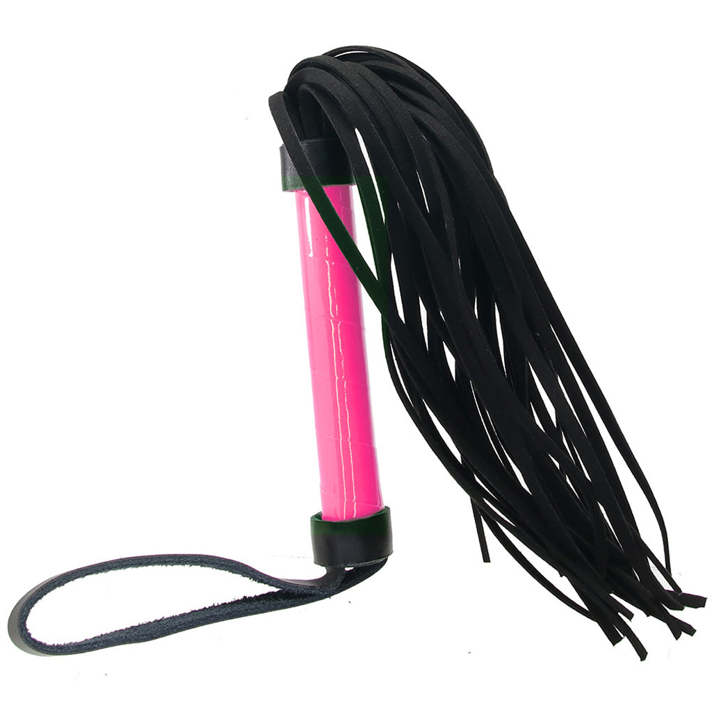Electra Play Things Flogger in Neon Pink Bondage and Fetish > Whips and Crops
