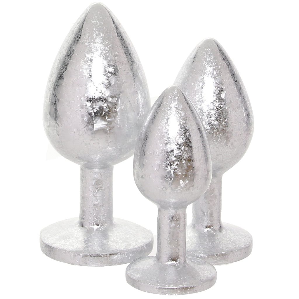 Ouch! New York Collection Metal Anal Plug Set Anal Sex Toys > Butt Plugs