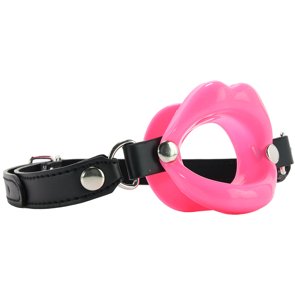 Silicone Lips Gag in Pink Bondage and Fetish > Ball Gags & Mouth Restraints