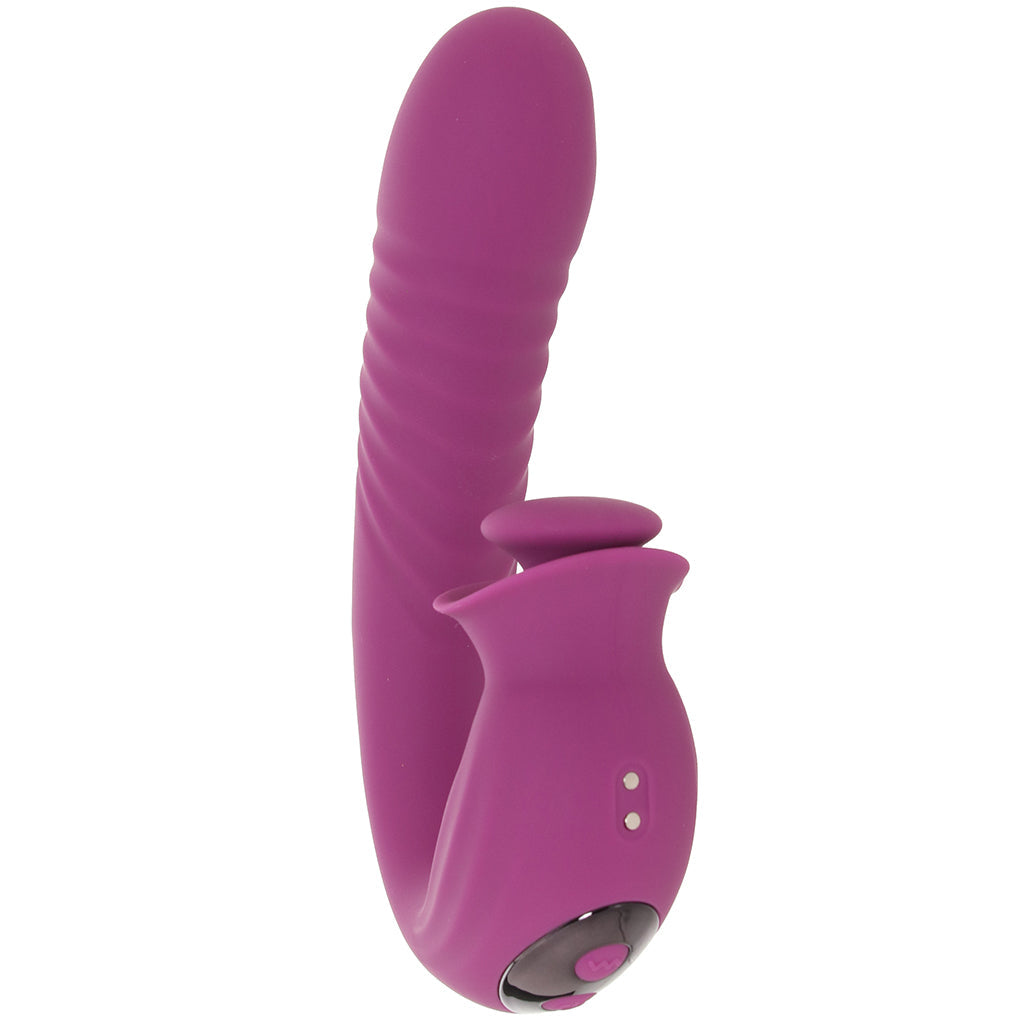 Deep Ecstasy G-Spot Thrusting Vibe Vibrators > Rabbit Vibrators
