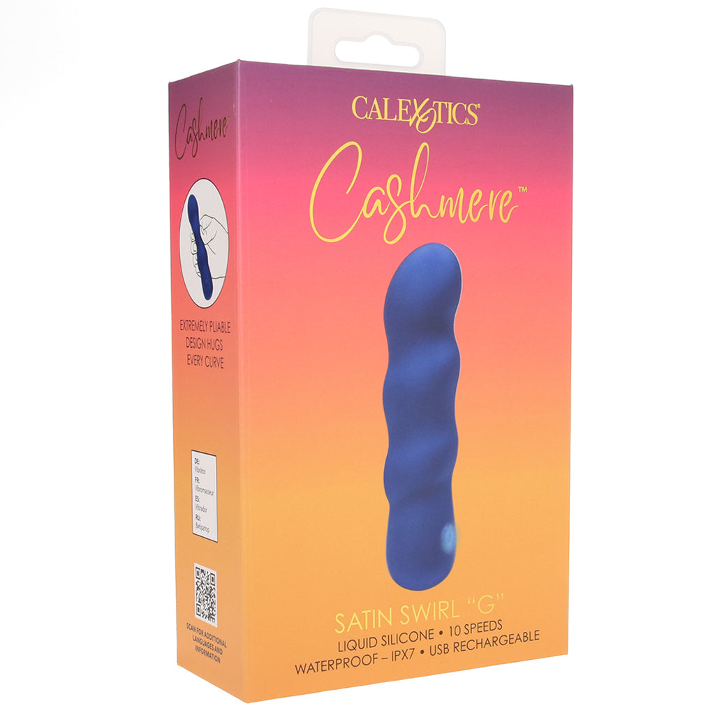 Cashmere Satin Swirl "G" Vibe Vibrators > G-Spot Vibrators