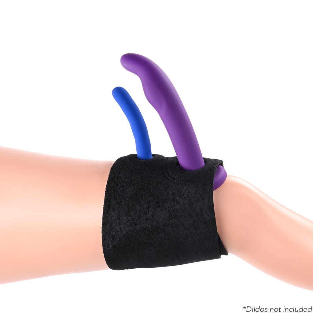Dual Penetration Thigh Strap On Dildo Sex Toys > Strap-On and Harnesses