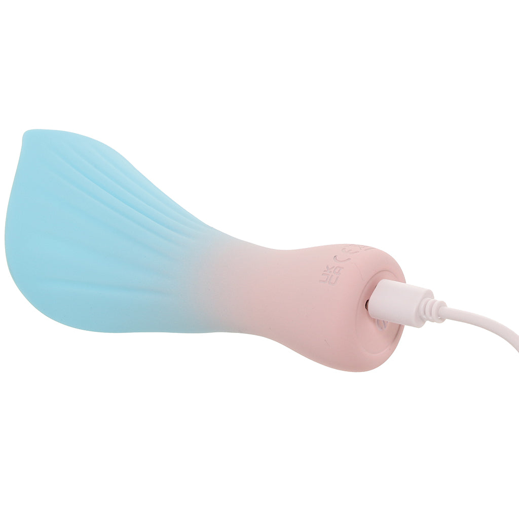 Mina Fiercely Powerful Fluttering Flower Vibe in Blue Vibrators > Clitoral Stimulators
