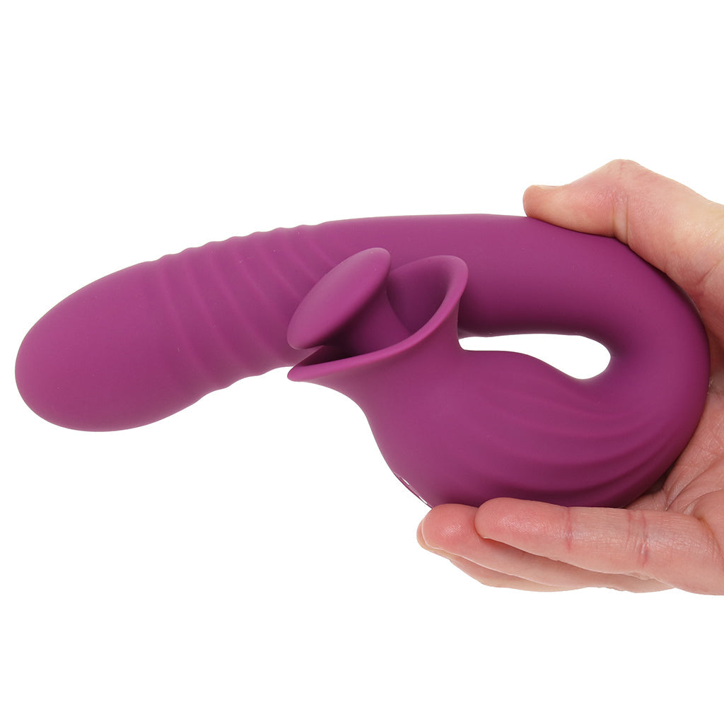 Deep Ecstasy G-Spot Thrusting Vibe Vibrators > Rabbit Vibrators