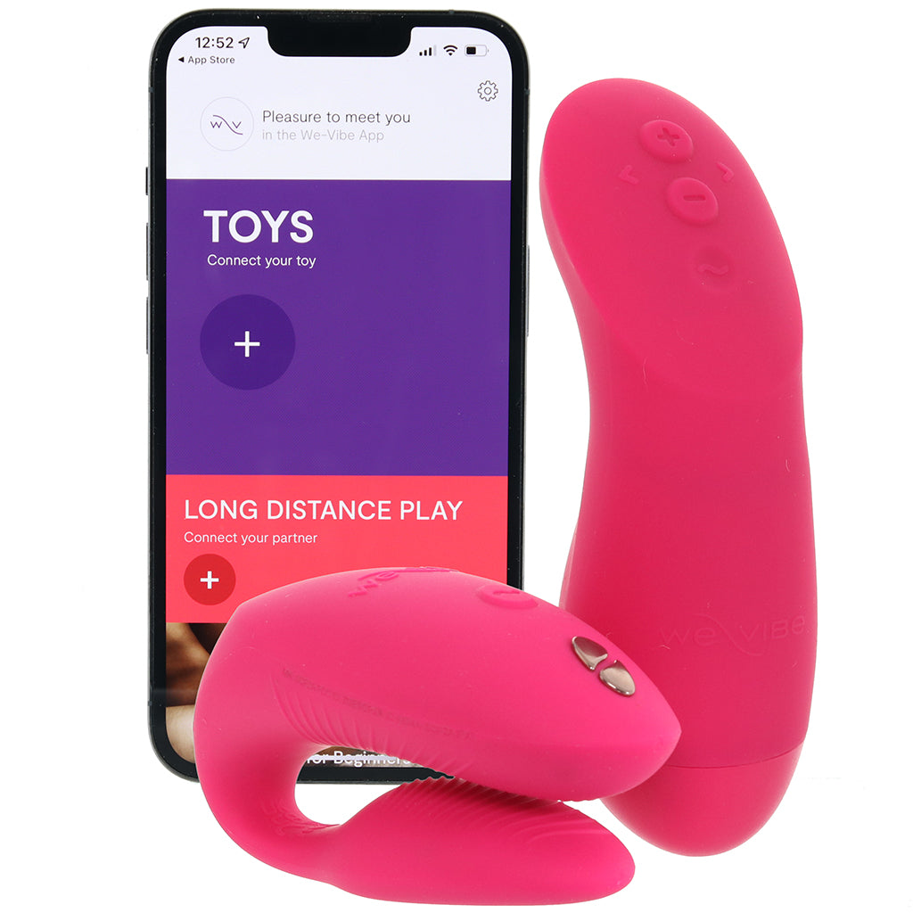 We-Vibe Chorus Pro Couples Vibe in Electric Pink Vibrators > G-Spot Vibrators