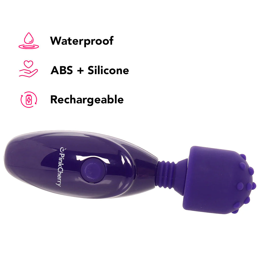 PinkCherry Baby Nubby Rechargeable Mini Wand Vibrators > Clitoral Stimulators