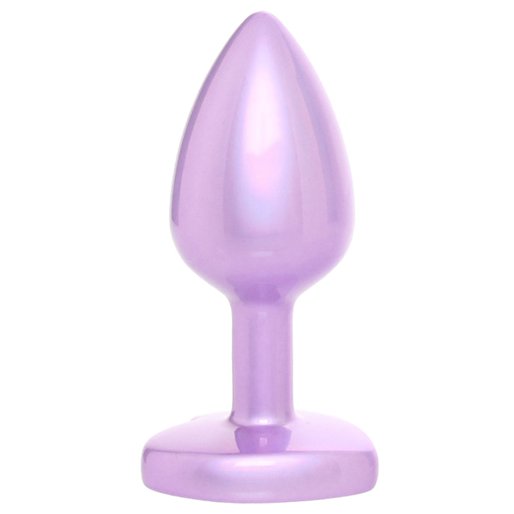 Jewel Amethyst Heart Plug in Small Anal Sex Toys > Butt Plugs