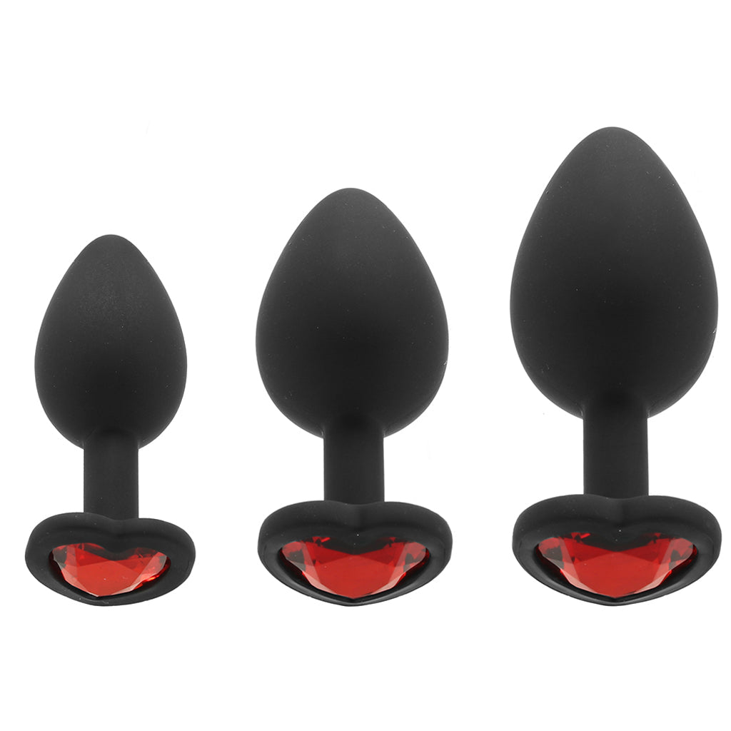 Luxe Bling Butt Plug Kit Anal Sex Toys > Butt Plugs