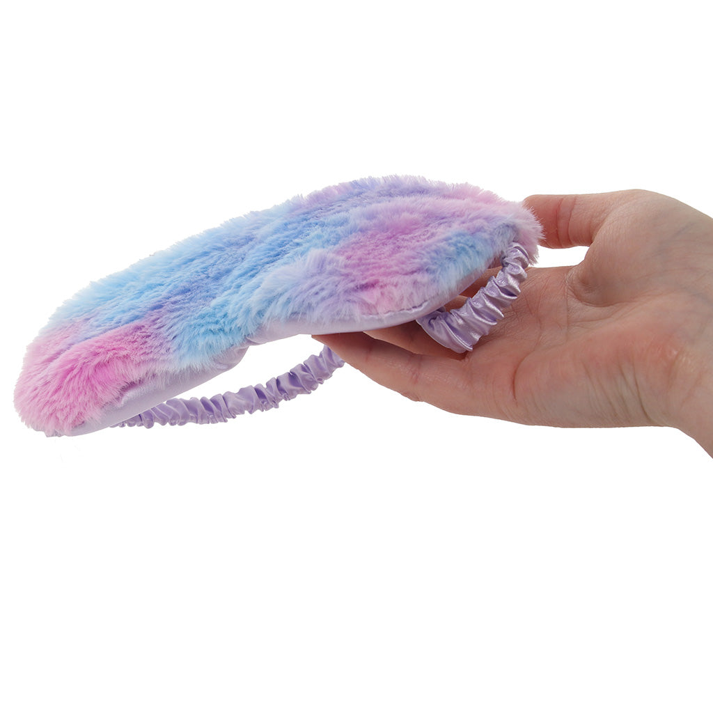 Ouch! Fluffy Blindfold in Multi-Colour Bondage and Fetish > Pleasure Masks and Dress Up Play