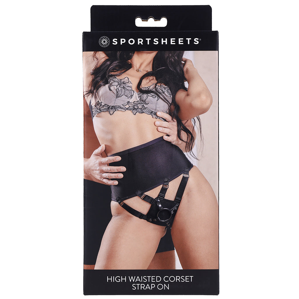 High Waisted Corset Strap-On Dildo Sex Toys > Strap-On and Harnesses