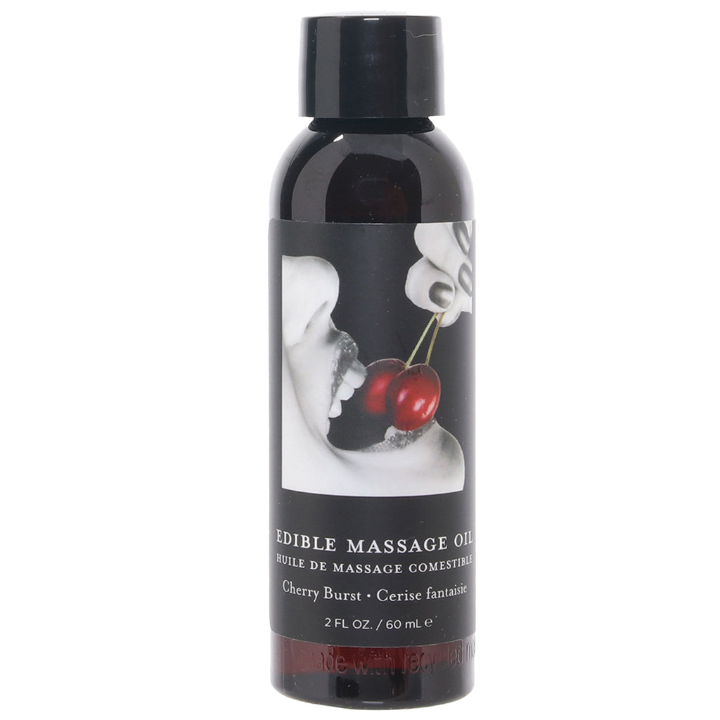 Edible Massage Oil 2oz/60ml in Cherry Burst Sensual Love > Massage