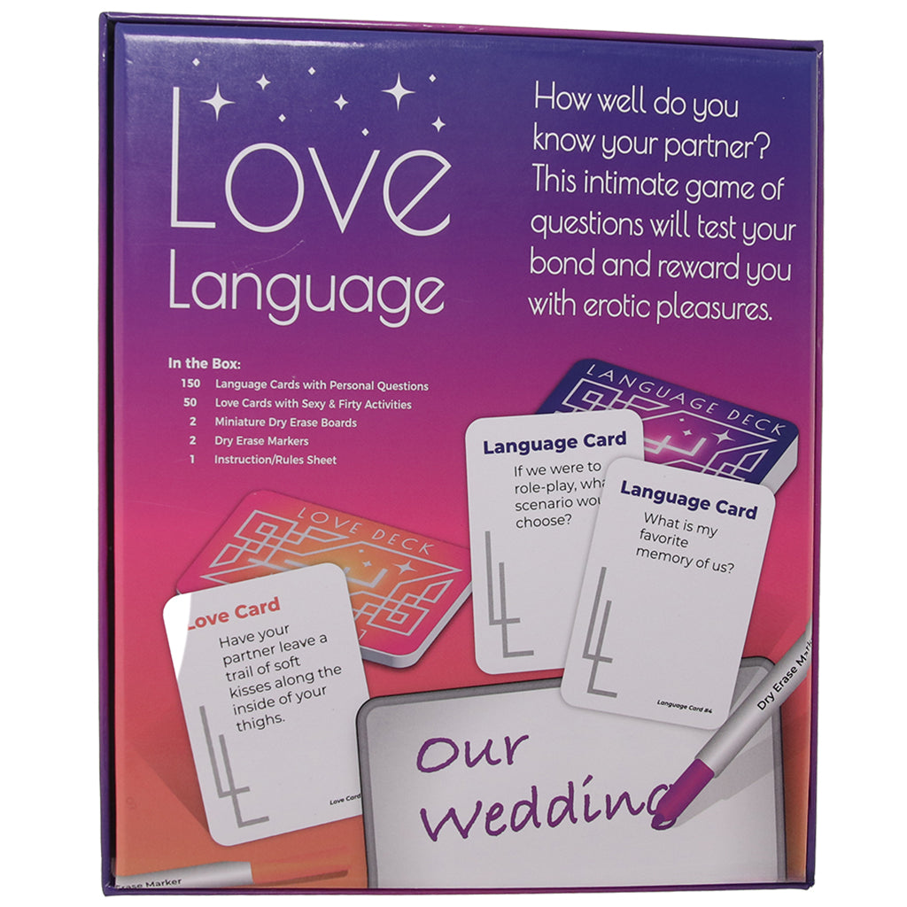 Love Language Intimacy Quiz Game Sensual Love > Games