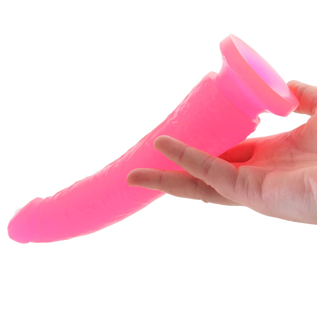 Basix Slim 7 Inch Dildo in Pink Dildo Sex Toys > Realistic Dildos