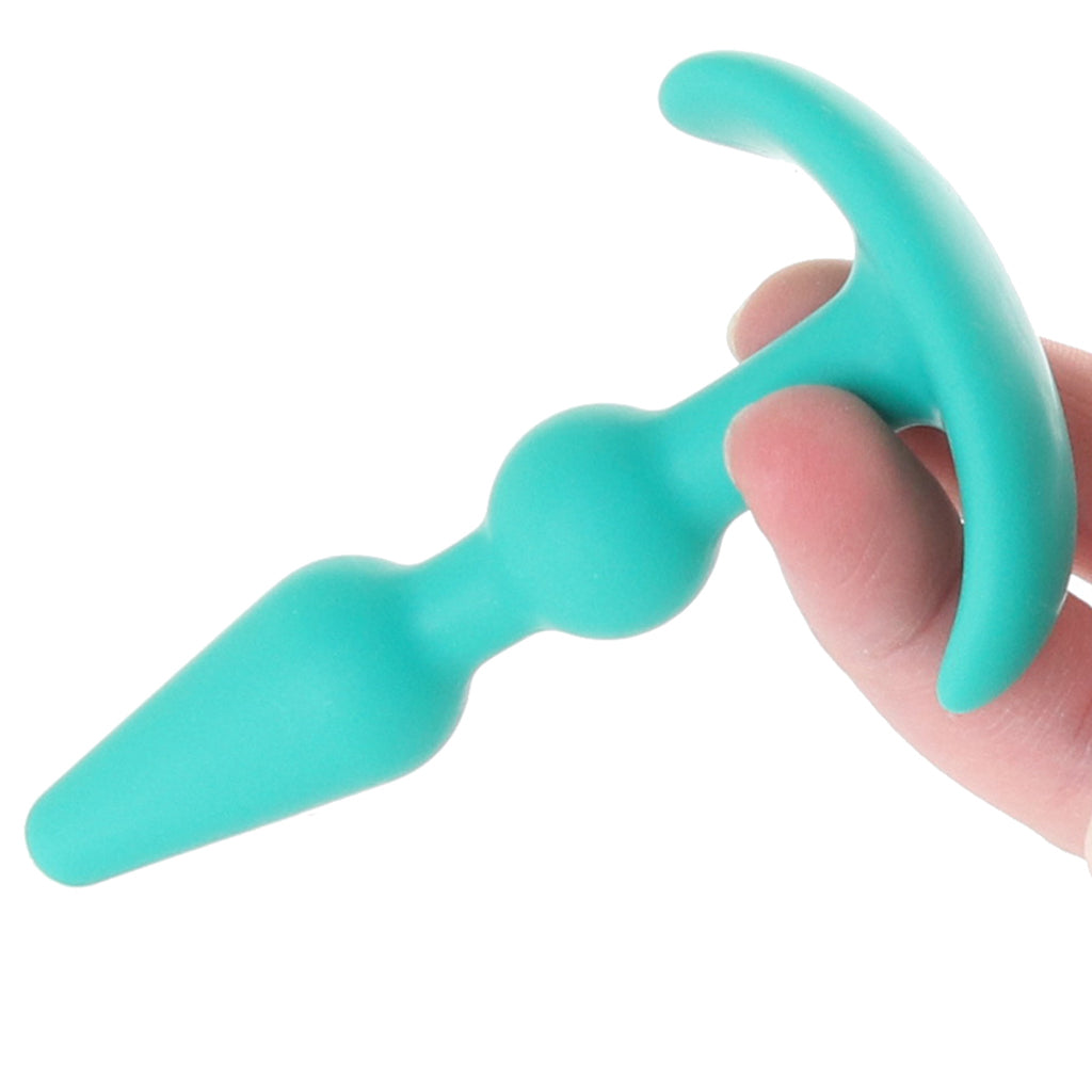Anal Lovers Beginner Silicone Plug Kit Anal Sex Toys > Butt Plugs