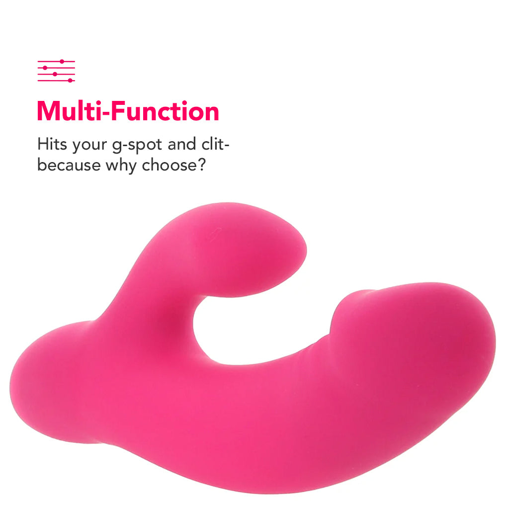PinkCherry Realistic Slim Rabbit Vibe in Pink Vibrators > Rabbit Vibrators