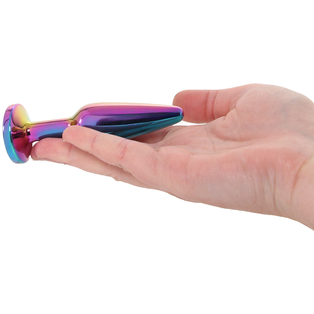 Rear Assets Medium Tapered Butt Plug in Multicolour Anal Sex Toys > Butt Plugs