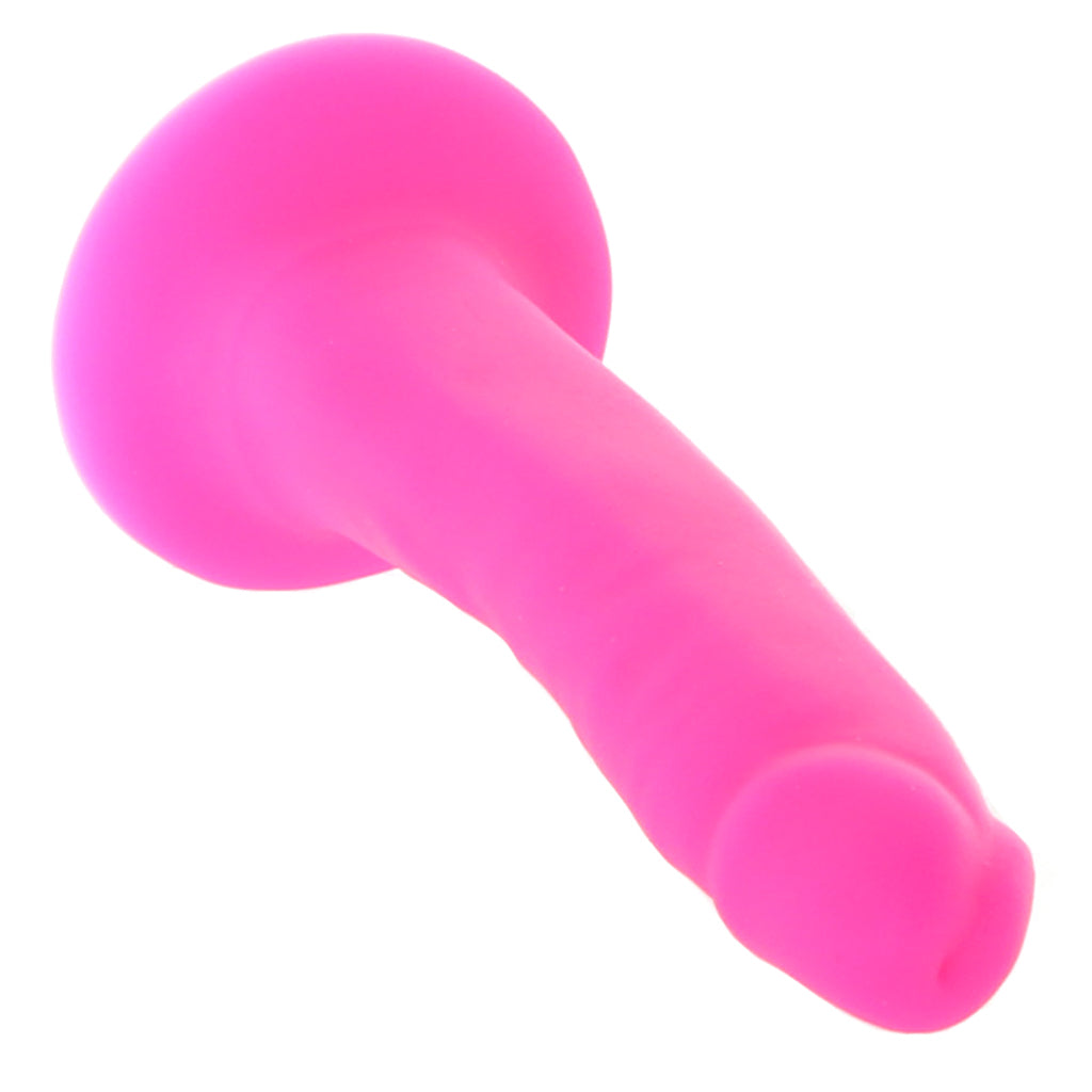 Neo Elite 6 Inch Silicone Dual Density Cock in Pink Dildo Sex Toys > Realistic Dildos
