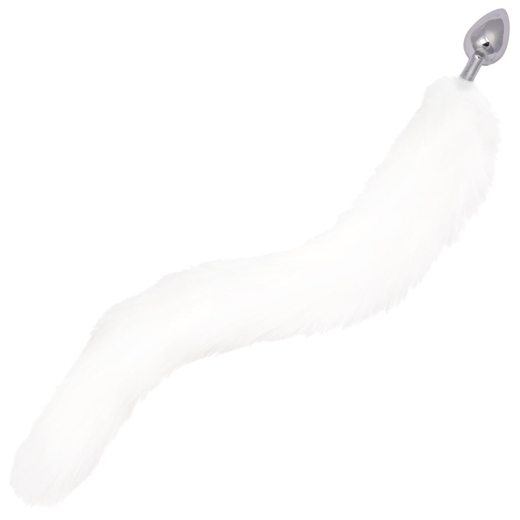 Running Wild White Tail Plug Anal Sex Toys > Butt Plugs