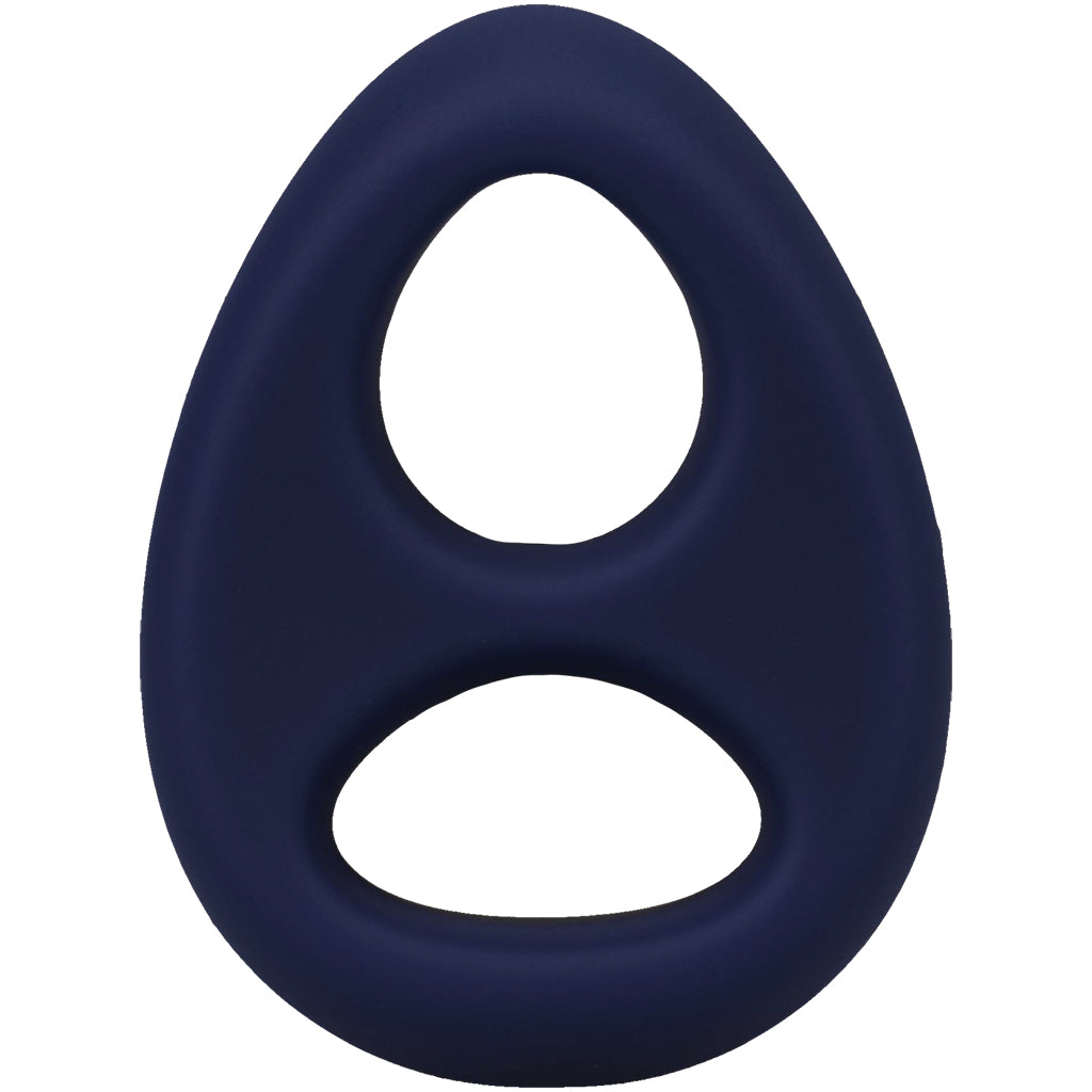 Rock Solid The Code C-Ring and Bandana Set in Navy Blue Cock Rings