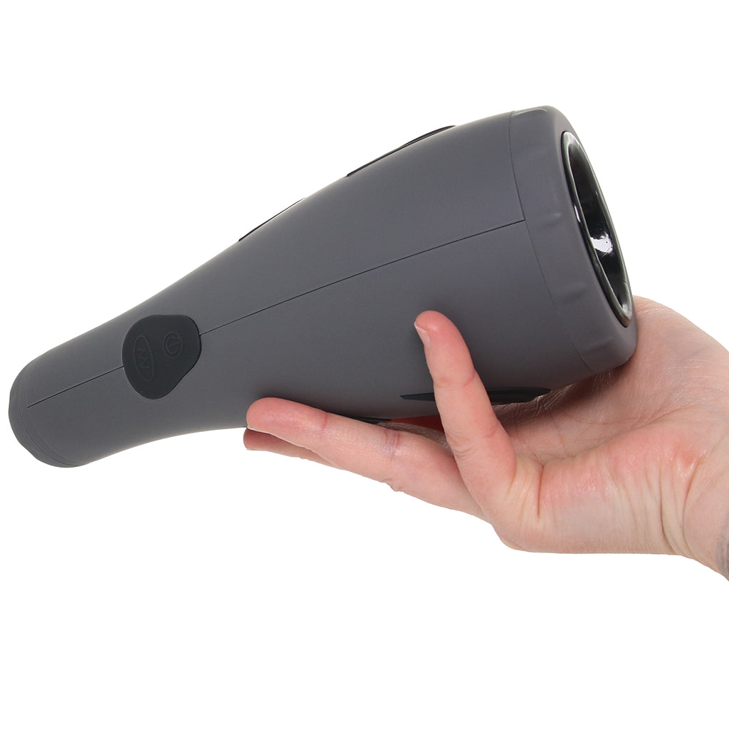 Apollo 30 Function Hydro Power Stroker in Grey Male Masturbators > Self-Contained Strokers
