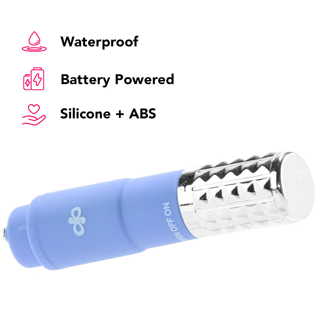 Rosé Revitalize Pocket Massage Vibe Kit in Periwinkle Vibrators > Clitoral Stimulators