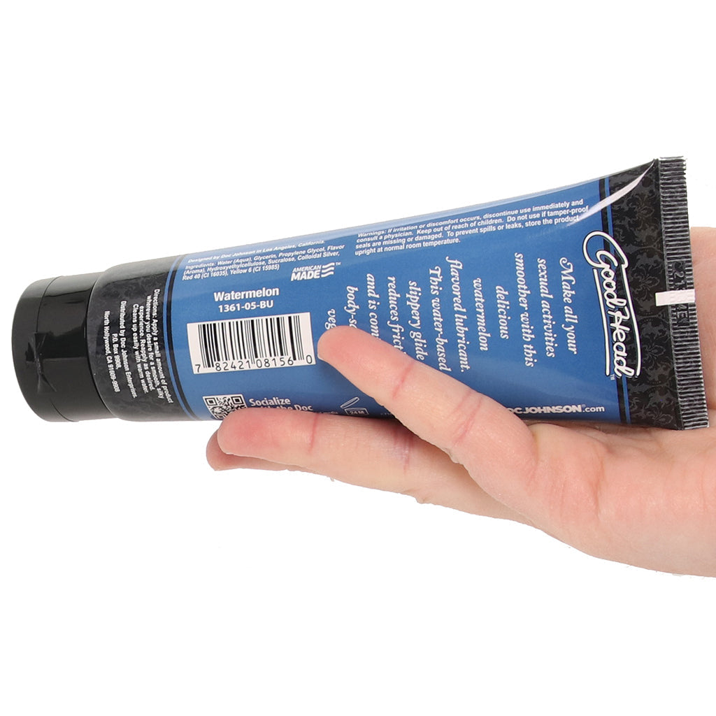 GoodHead Slick Head Glide 4oz/113g in Watermelon Lubes and Lotions > Flavored Sex Lubes