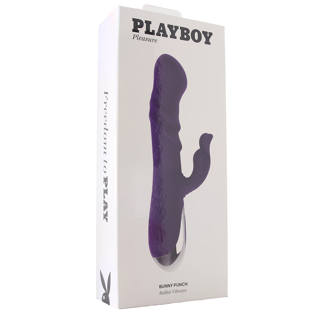 Playboy Bunny Punch Rotating Rabbit Vibe Vibrators > Rabbit Vibrators