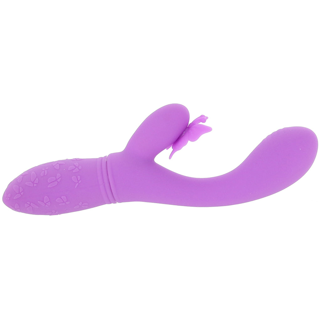 Butterfly Kiss Rechargeable Flutter Vibe in Purple Vibrators > Rabbit Vibrators
