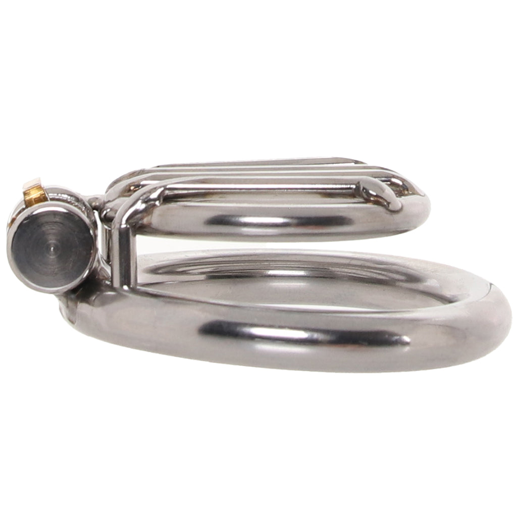 Blueline Stainless Steel Inverted Micro Jail Time Cock Cage Bondage and Fetish > Cock and Ball Devices