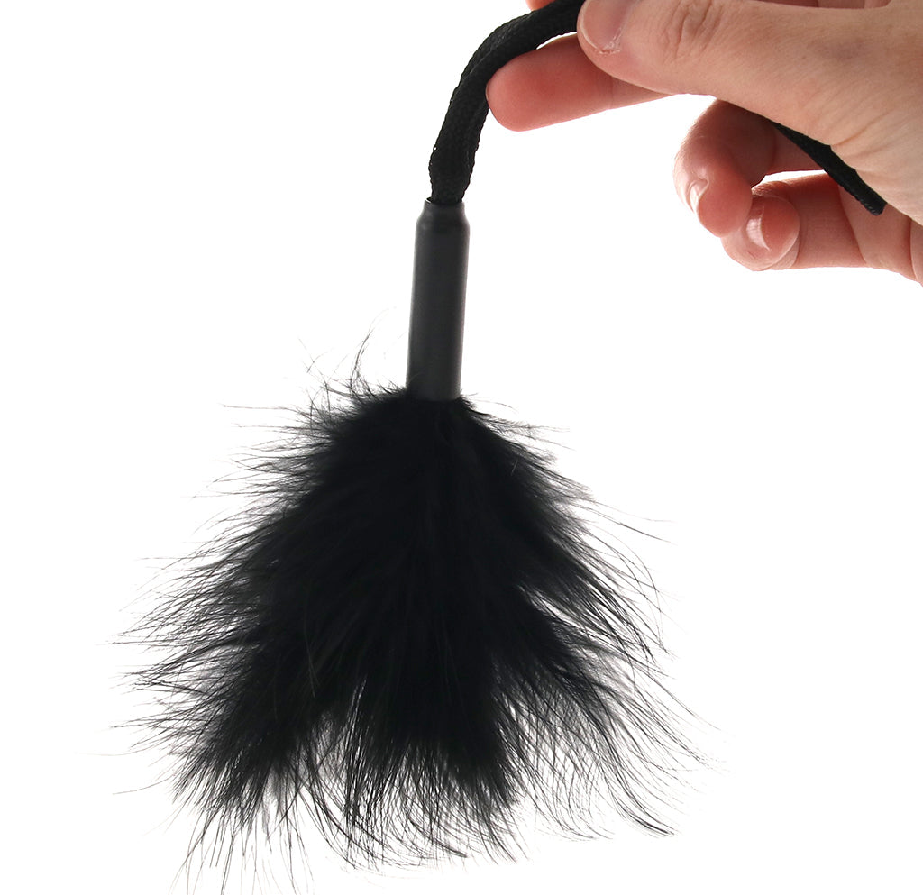 S&M Peaches 'n CreaMe Wrist Feather Ticker in Black Sensual Love > Ticklers & Teasers