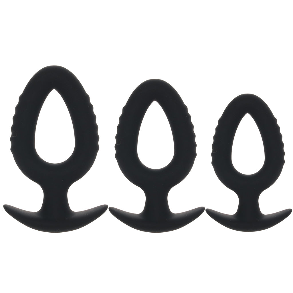Master Series Pop Plugs 3 Piece Anal Trainer Kit Anal Sex Toys > Butt Plugs