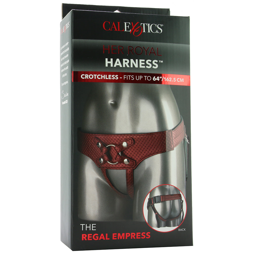 Her Royal Harness The Regal Empress in Red Dildo Sex Toys > Strap-On and Harnesses