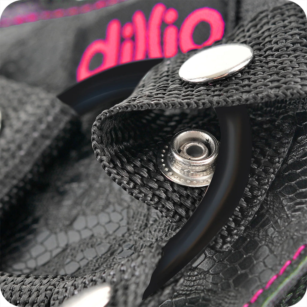 Dillio 6 Inch Strap-On Suspender Harness Set in Pink Dildo Sex Toys > Strap-On and Harnesses