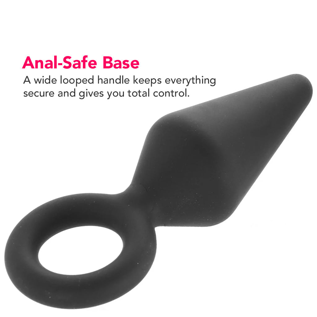 Anal Adventures Platinum Loop Plug in Small Anal Sex Toys > Butt Plugs