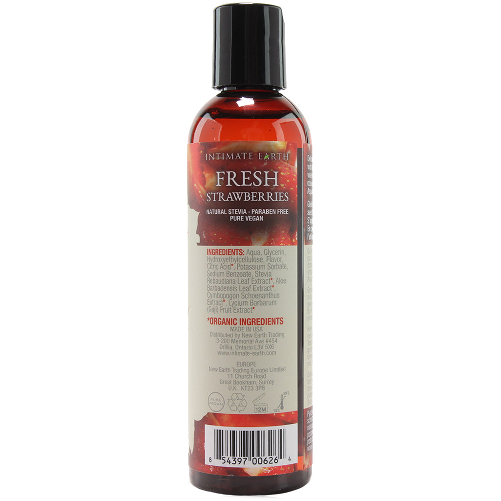 Oral Pleasure Glide 4oz/120ml in Fresh Strawberries Lubes and Lotions > Flavored Sex Lubes