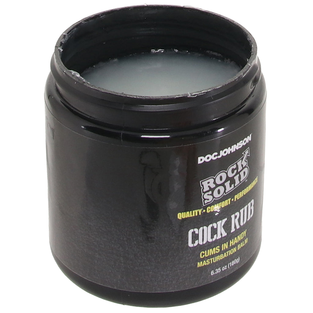 Rock Solid Cock Rub Masturbation Balm in 6.35oz/180ml Lubes and Lotions > Oil Based Sex Lubes