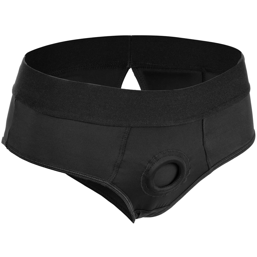 Her Royal Harness Backless Brief in 2X/3X Dildo Sex Toys > Strap-On and Harnesses