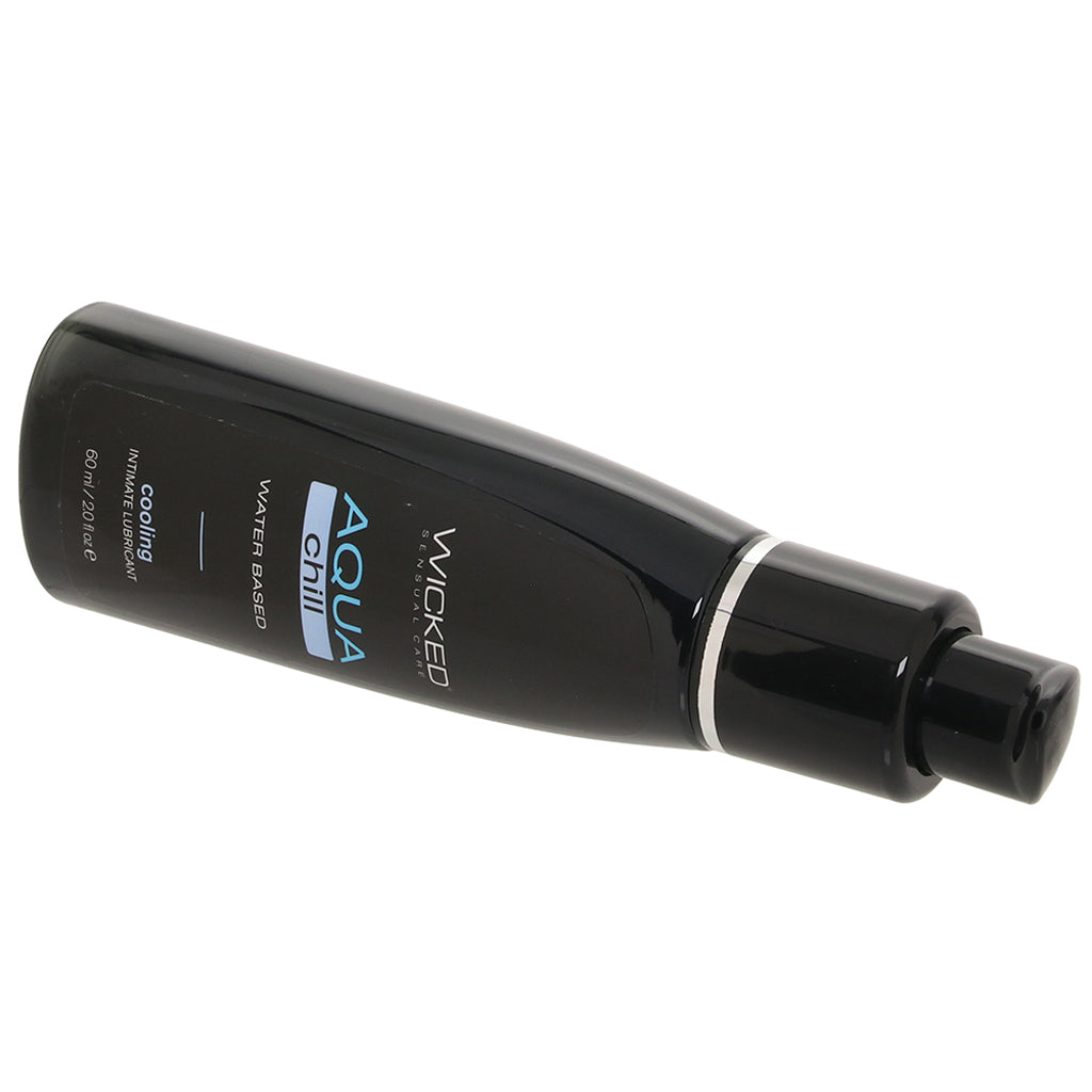 Aqua Chill Cooling Water Based Lube in 2oz/60mL Lubes and Lotions > Stimulating Lubricants