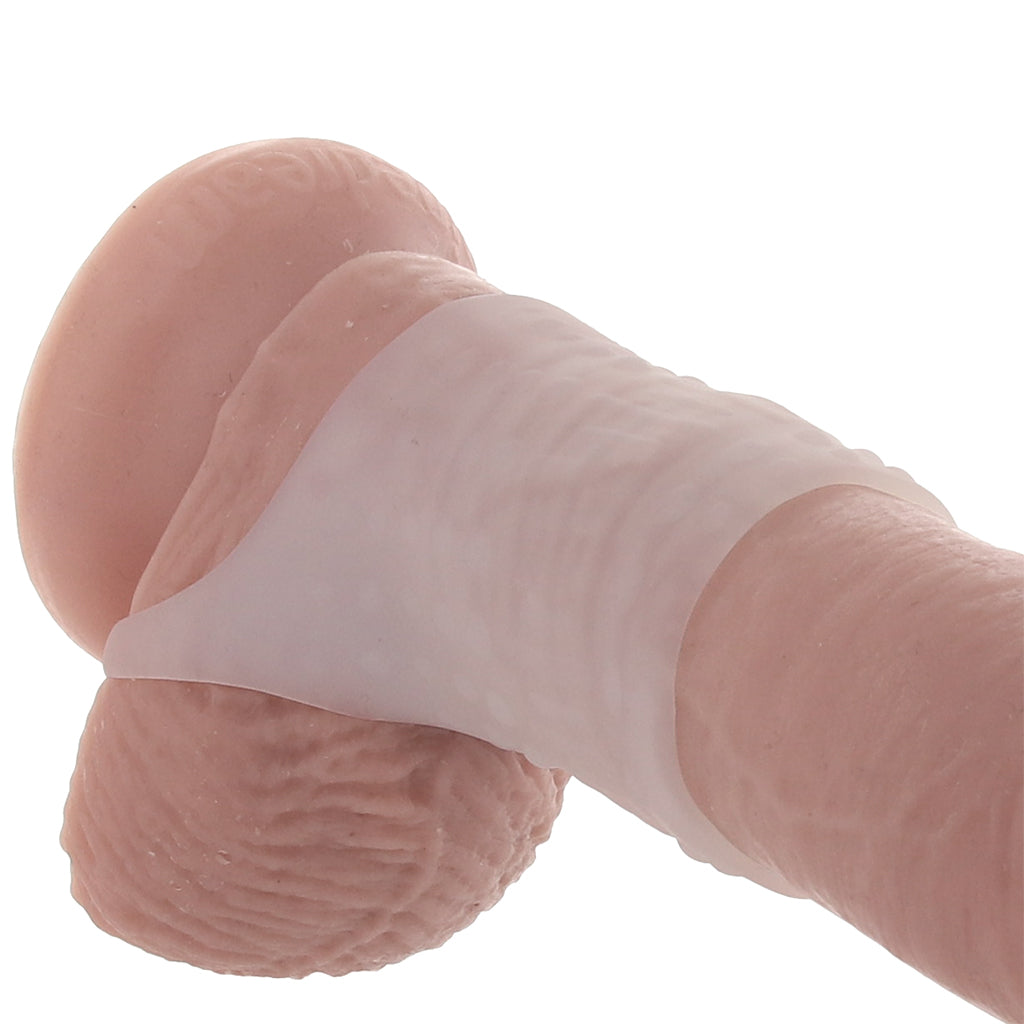 Basic Essentials Stimulation Enhancer Sleeve in Frosted Male Enhancement > Extenders and Sleeves