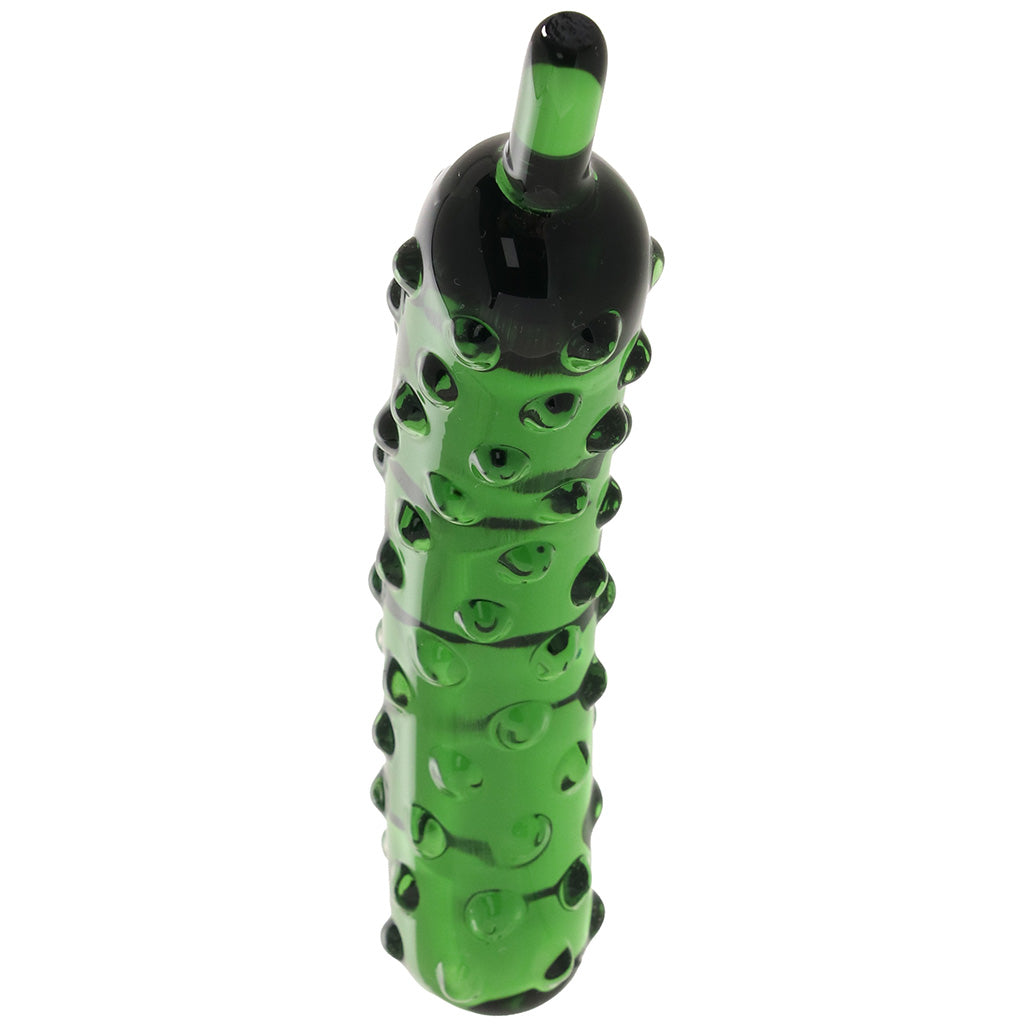 gläs Caressing Cucumber Glass Dildo Dildo Sex Toys > G-Spot Dildos