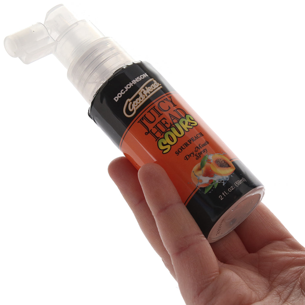 GoodHead Juicy Head Sours Mouth Spray 2oz/59ml in Peach Lubes and Lotions > Flavored Sex Lubes