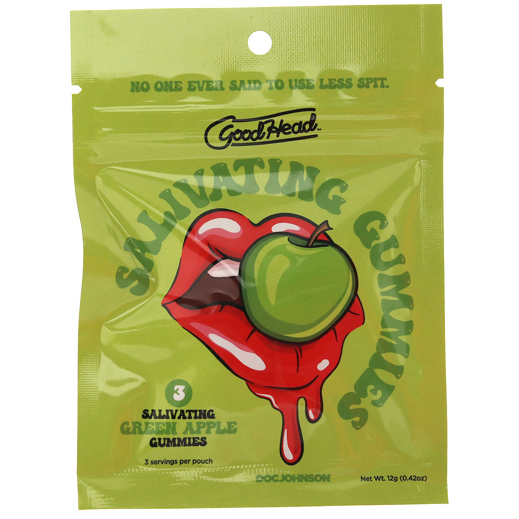 GoodHead Salivating Gummies in Green Apple Sweet Treats