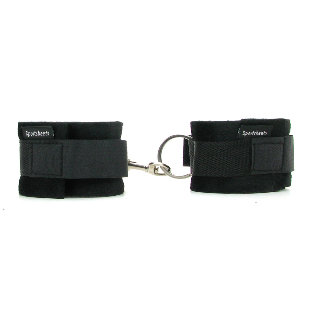 Soft Cuffs in Black Bondage and Fetish > Wrist and Ankle Cuffs